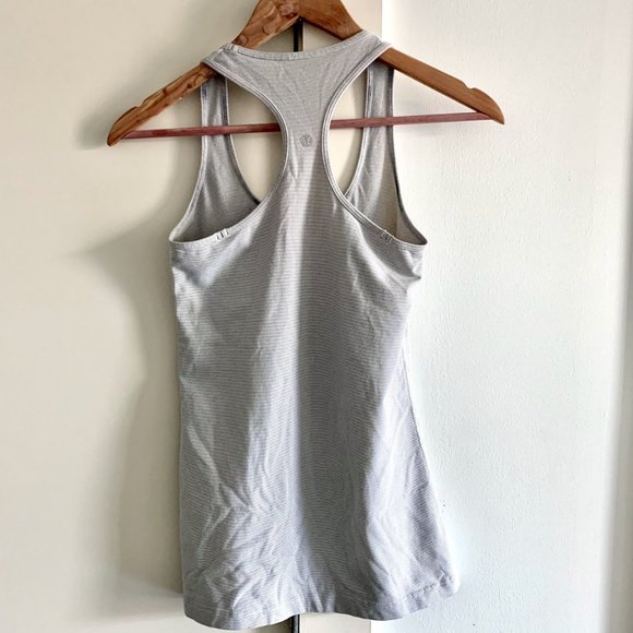 Cool Racerback in Wee Grey Stripe by lululemon - Picture 8 of 9